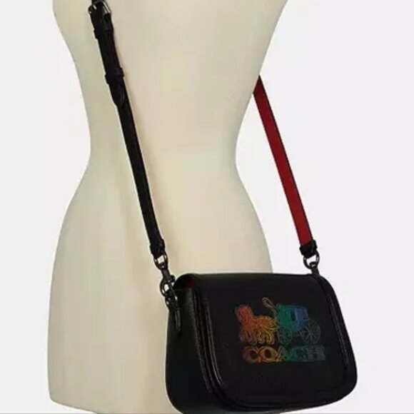 Coach Saddle Bag With Horse And Carriage C6804 - Picture 12 of 12